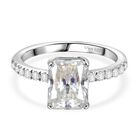 D’joy Moissanit Ring 925 Silber rhodiniert (Größe 17.00) ca. 2,67 ct