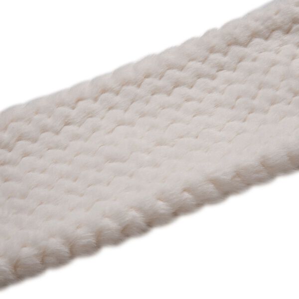 Plüsch Hut-und-Schal-Set, Winddicht und kuschelig, weiß image number 3