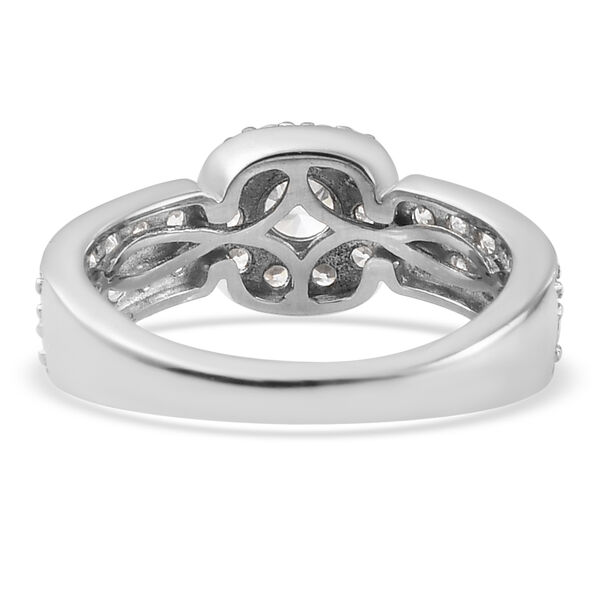 LUSTRO STELLA Hergestellt mit Feinster ZIRKONIA Ring 925 Silber platiniert image number 6