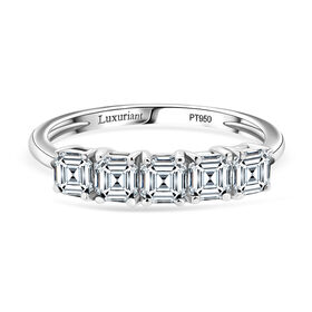 LUXURIANT DIAMOND - Lab Grown Diamant VS-EF SGL zertifiziert Ring 950 Platin (Größe 17.00) ca. 1.00 ct