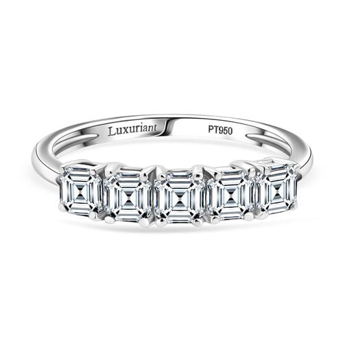LUXURIANT DIAMOND - Lab Grown Diamant VS Ring 950 Platin (Größe 17.00) ca. 1.05 ct image number 0