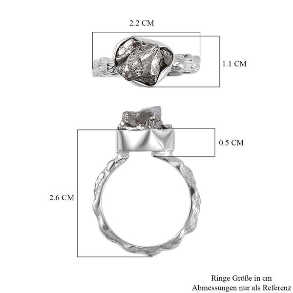 2er-Set- Meteorit Ring - 17 ct. image number 6