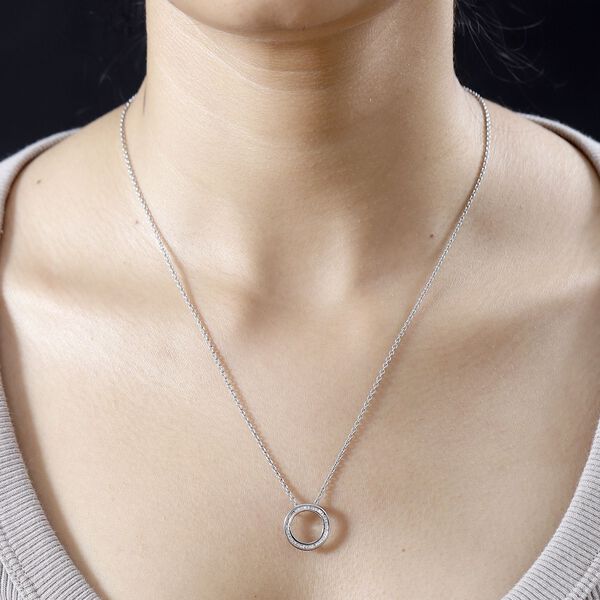 SI GH Diamant Anh&auml;nger in 950 Platin - 0,25 ct. image number 12