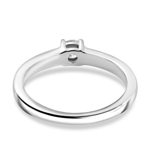 LUXURIANT DIAMOND - VS Labor Diamant Ring, 925 Silber rhodiniert - 0,25 ct. image number 6