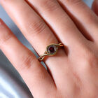 Rhodolith Granat Ring 925 Silber vergoldet  ca. 1,11 ct image number 4