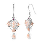 D’joy AA Natrolith Ohrringe 925 Silber ca. 4.61 ct