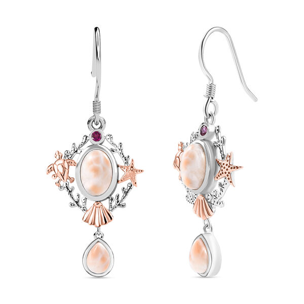 D&rsquo;joy AA Natrolith Ohrringe 925 Silber ca. 4.61 ct