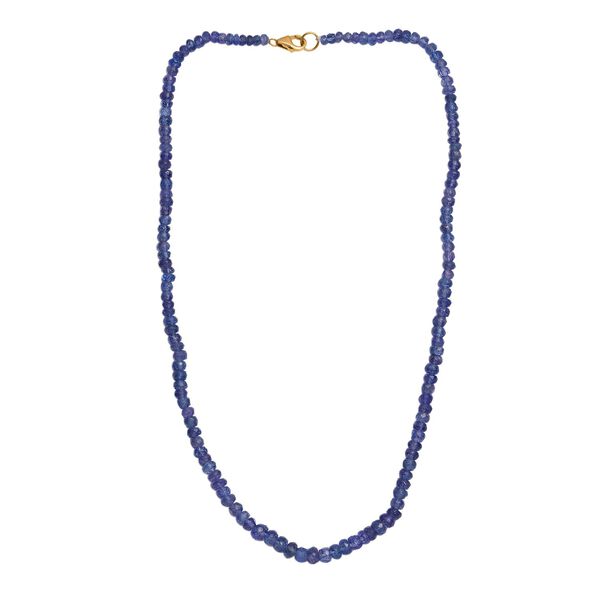 AAA Tansanit 45cm Halskette in 585 Gold - 90 ct. image number 3