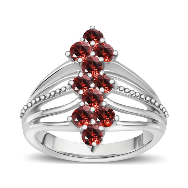 Roter Granat Ring Messing (Gr&ouml;&szlig;e 17.00) ca. 1,55 ct image number 3