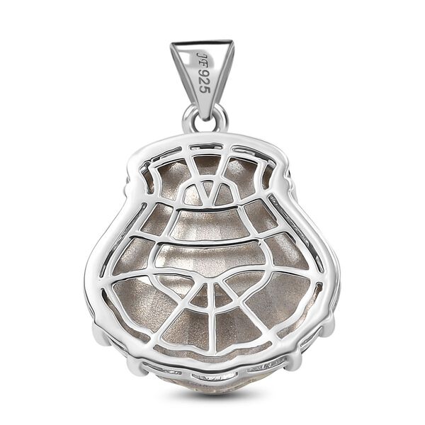 J Francis gefertigt mit SWAROVSKI- Lumin grüner Swarovski Kristall Anhänger image number 5