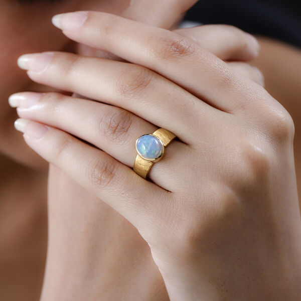 Nat&uuml;rlicher, &auml;thiopischer Welo Opal-Ring - 1,68 ct. image number 3