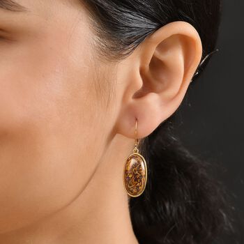 Skript Stein Ohrringe - 17,94 ct.