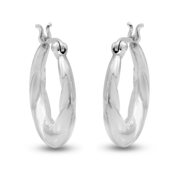 Schlichte Silber Creolen ca. 3,20g