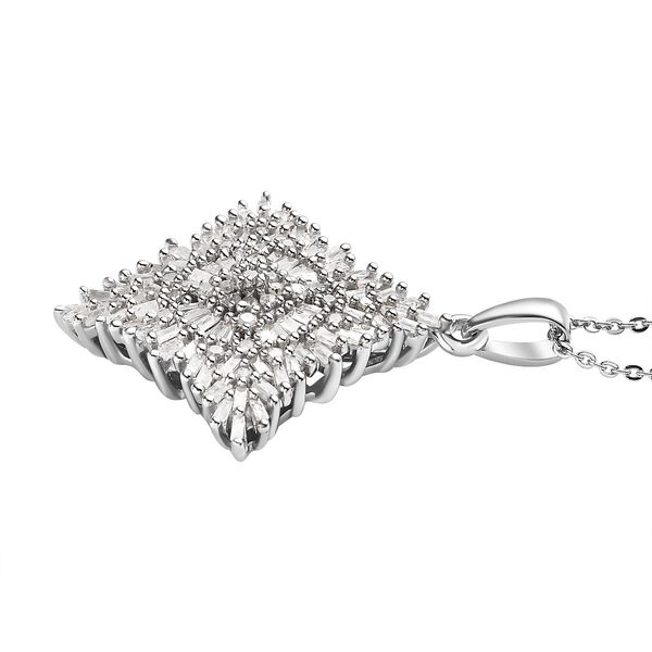 Diamant-Anh&auml;nger mit 50 cm langer Kette - 1 ct. image number 4