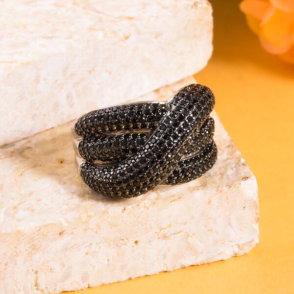 Schwarzer Spinell-Ring - 2,18 ct. image number 2