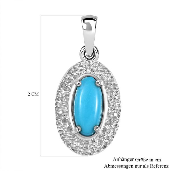 D'Joy AA Sleeping Beauty T&uuml;rkis Anh&auml;nger 925 Silber platiniert ca. 0.55 ct image number 6