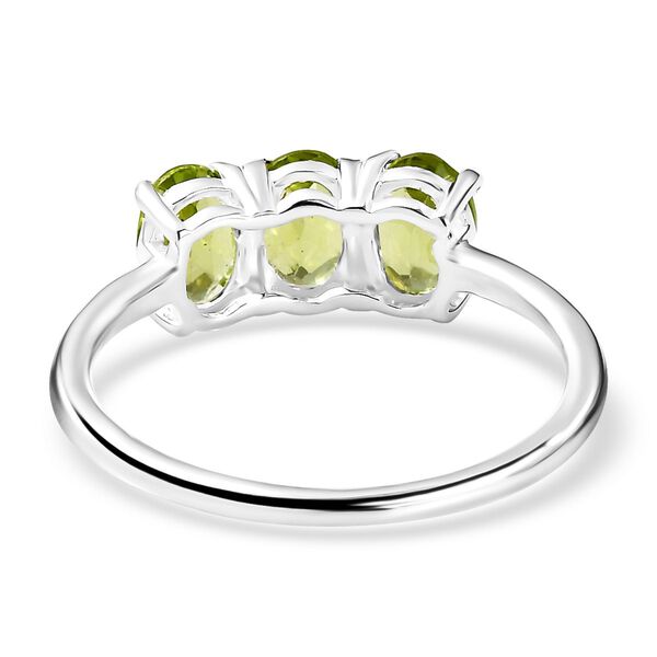Nat&uuml;rlicher Peridot Ring, 925 Silber (Gr&ouml;&szlig;e 20.00) ca. 1,37 ct image number 6