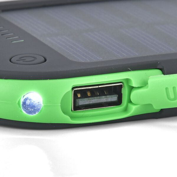 Solarbetriebene Powerbank mit USB Anschluss, Gr&uuml;n image number 9