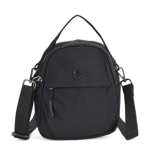 "lifestyle-Color:Black size/Profile:Nylon Crossbody Bag wall(exterior):Nylon  Lining(interior):Polyster Pockets(exterior):zipped-1;Pockets(interior): zipped-1. Measurement(inch):17*21*8cm  strap:cm " image number 0