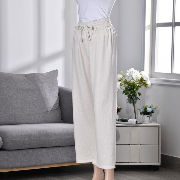 Sommerhose mit Kordelzug, Länge 96cm, Hüfte 53cm, Taille 6cm, Schwarz image number 4