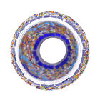 Handgefertigte orientalische Mosaik Glas Tischlampe - Lampenschirm Form, Größe 15x15x50 cm, Blau image number 4