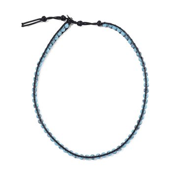 Flexible blaue Howlith Halskette - 80 ct.