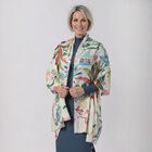 LA MAREY - Schal aus 100% Kaschmirwolle, Größe: 70x200 cm, Cremefarben