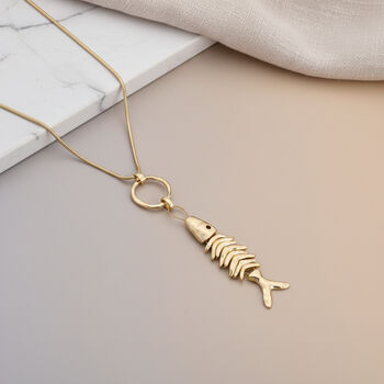 Gelb Halskette ca. 60 cm+ 5 cm Extender, ca. 43,90g