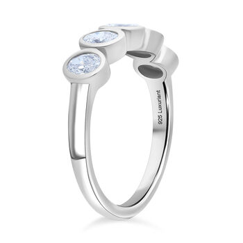 LUXURIANT DIAMOND - Lab Grown Diamant SI-GH Ring 925 Silber Rhodiniert (Gr&ouml;&szlig;e 17.00) ca. 1,00 ct