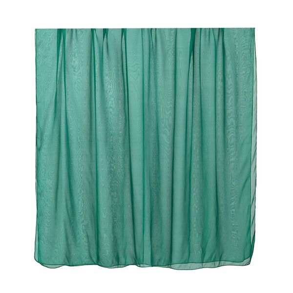 LA MAREY - 100% Maulbeeren-Seidenschal, Chiffon, 110x180 cm, Grün image number 2