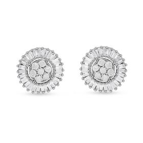 Weiße Diamant-Ohrringe - 0,50 ct.