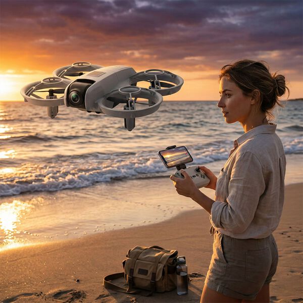"Product Item No.: H47/S11 Product Name: Dual-Camera Optical Flow Obstacle Avoidance Aerial Drone Product Color: Gray Product Dimensions (cm): 11.5 &times; 14 &times; 4.5 cm Color Box Dimensions (cm): 14.5 &times; 9 &times; 17.5 cm Master Carton Dimensions (cm): 53.5 &times; 28 &times; 59 c image number 5