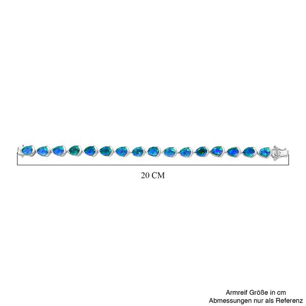 D joy Pfau Quarz Triplette Armband ca. 19 cm 925 Silber rhodiniert ca. 29.89 ct image number 4