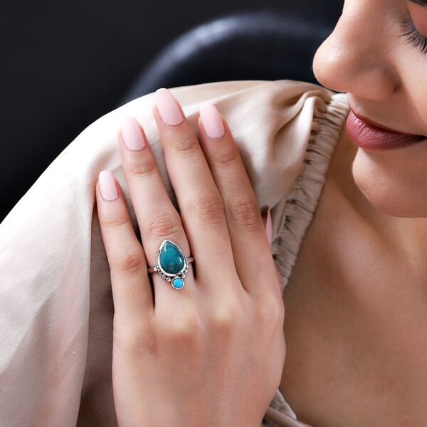 Sierra Nevada T&uuml;rkis und Sleeping Beauty T&uuml;rkis Ring - 5,50 ct. image number 3