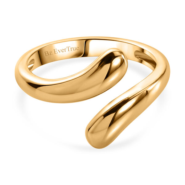 EVER TRUE Bronzella Kollektion-Reine Bronze 750 VergoldetRing (Gr&ouml;&szlig;e 20.00) ca. 2,84g