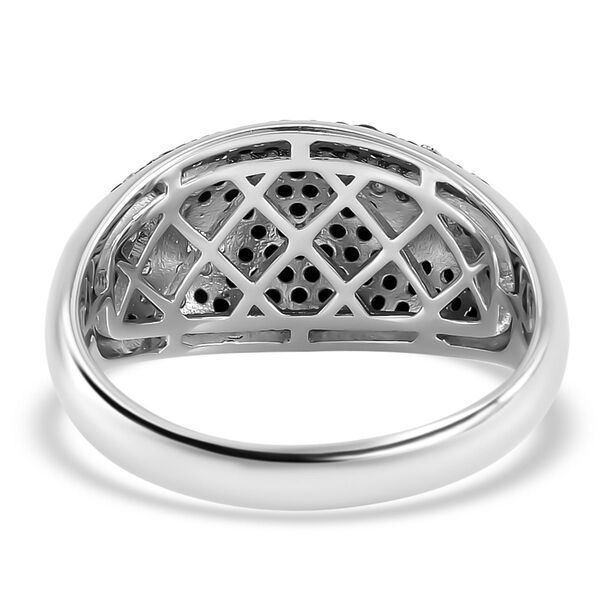 Schwarzer Spinell und Zirkon-Ring - 1,03 ct. image number 5