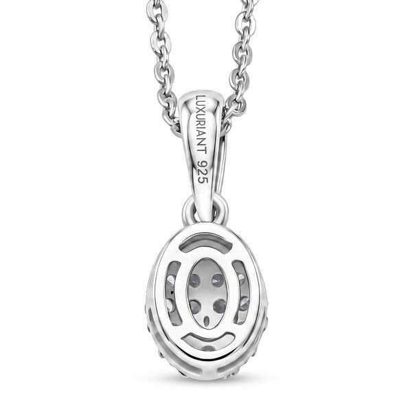 LUXURIANT DIAMOND - Lab Grown Diamant SI-GH Schmuckset ca. 50 cm 925 Silber Rhodiniert ca. 0,15 ct. image number 4