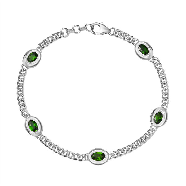Natürliches Chromdiopsid-Armband, 19 cm - 2,97 ct. image number 0