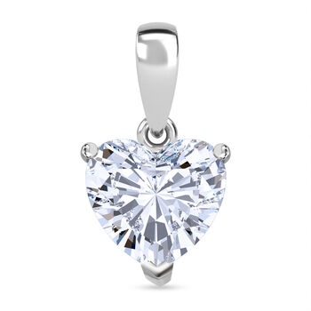 LUXURIANT IGI zertifizierter VS2-D Labor Herz Diamant Anh&auml;nger in 950 Platin - 2 ct.