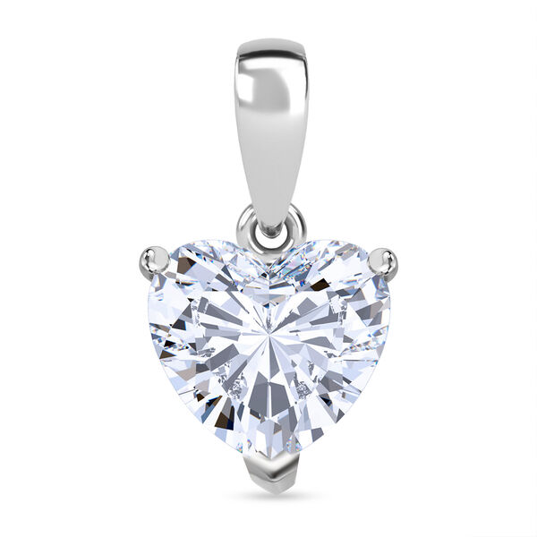 LUXURIANT IGI zertifizierter VS2-D Labor Herz Diamant Anh&auml;nger in 950 Platin - 2 ct.