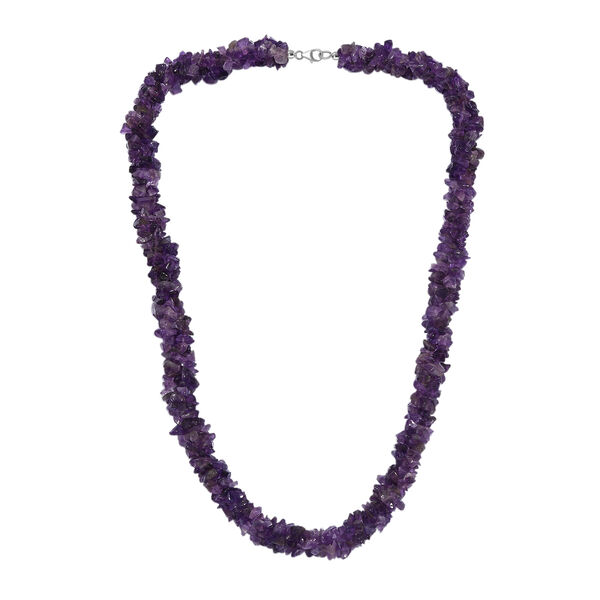 Afrikanische Amethyst Halskette, 50 cm - 370 ct. image number 3