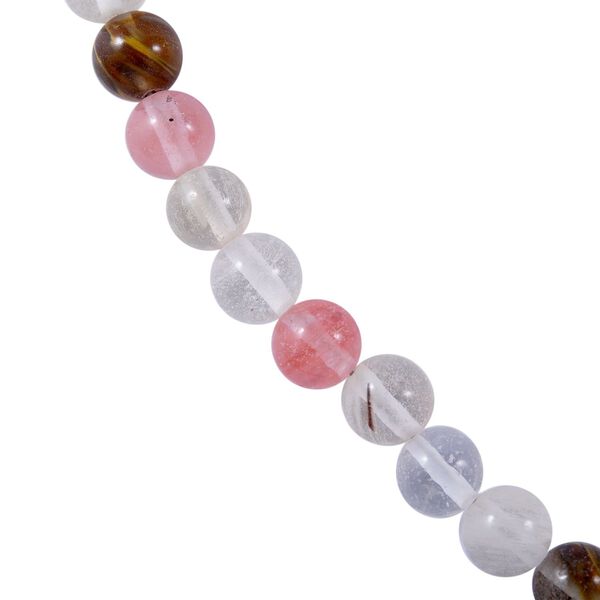 Mehrfarbige Quarz Halskette, ca. 108 ct. image number 3