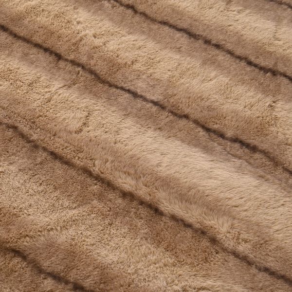 Kuscheldecke in Felloptik, doppellagig und wendbar, 150x200 cm, Beige image number 1