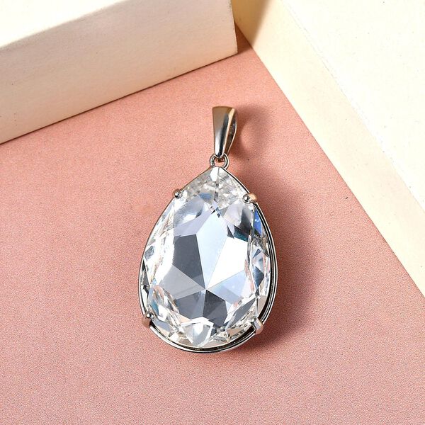 Wei&szlig;er Kristall-Anh&auml;nger - 26,98 ct. image number 3
