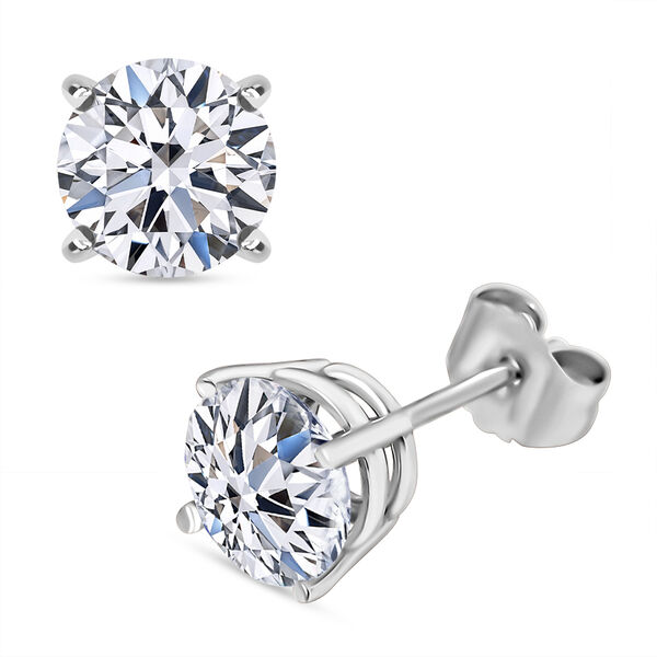 LUXURIANT VS-GH Labor Diamant Ohrringe in 585 Wei&szlig;gold - 2 ct.