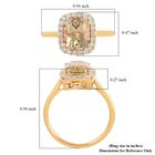 ILIANA AAA Turkizit und Diamant-Ring, SI G-H, 750 Gelbgold  ca. 2,65 ct image number 5