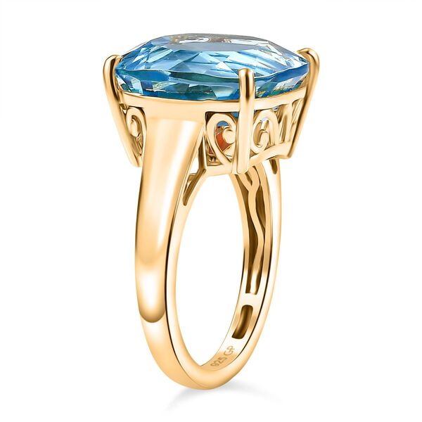 GP Trionfo Kollektion- Himmelblauer Topas und Kanchanaburi blauer Saphir Ring - 13,56 ct. image number 6