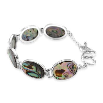 Abalone Muschel Armband ca. 19 cm mit 2.5 cm extender, Reine Legierung