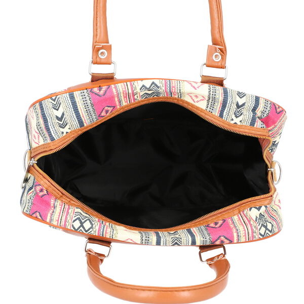 Boho Stil Handtasche, Größe 30x30x12 cm, Rosa image number 4