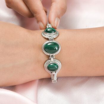 Malachit 18cm Armband - 25 ct.